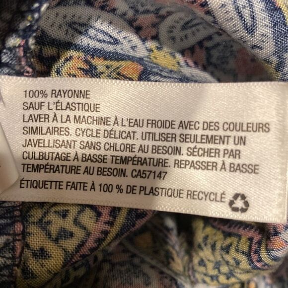 Boho patchwork wide leg jumpsuit XS - Picture 3 of 8